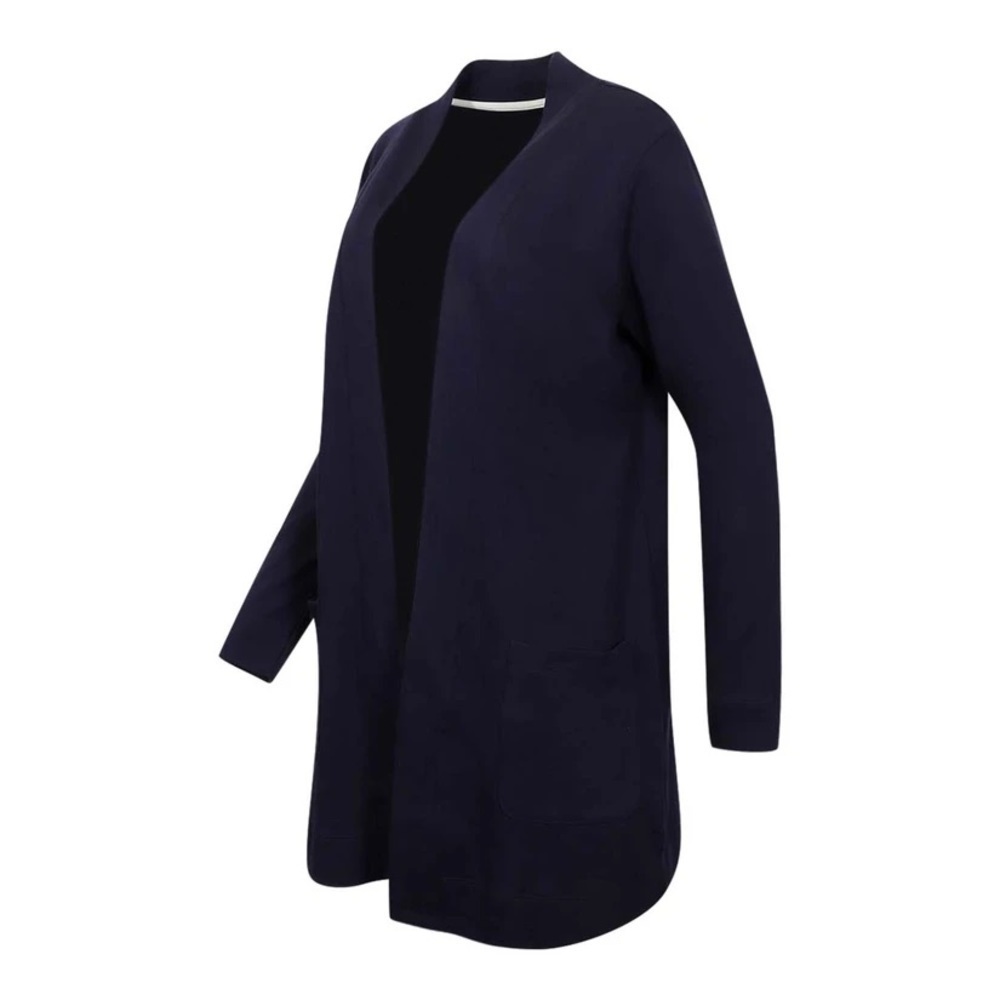 New Issac Mizari Women's Long Sleeve Cardigan Navy - Picture 2 of 4